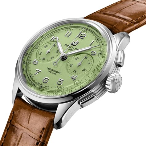 breitling premier b09 chronograph pistachio green